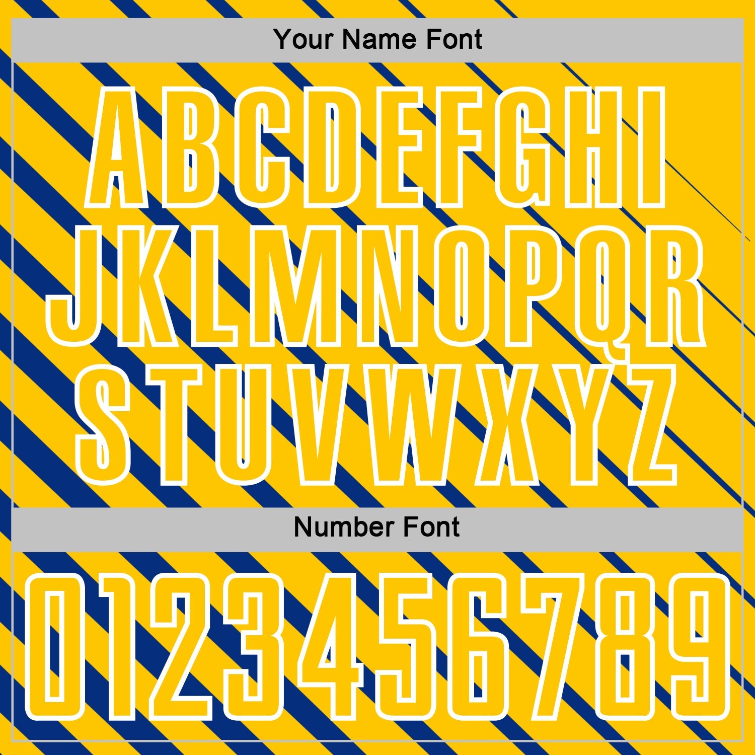 Custom Royal Yellow-White Lines Sublimation Soccer Uniform Jersey