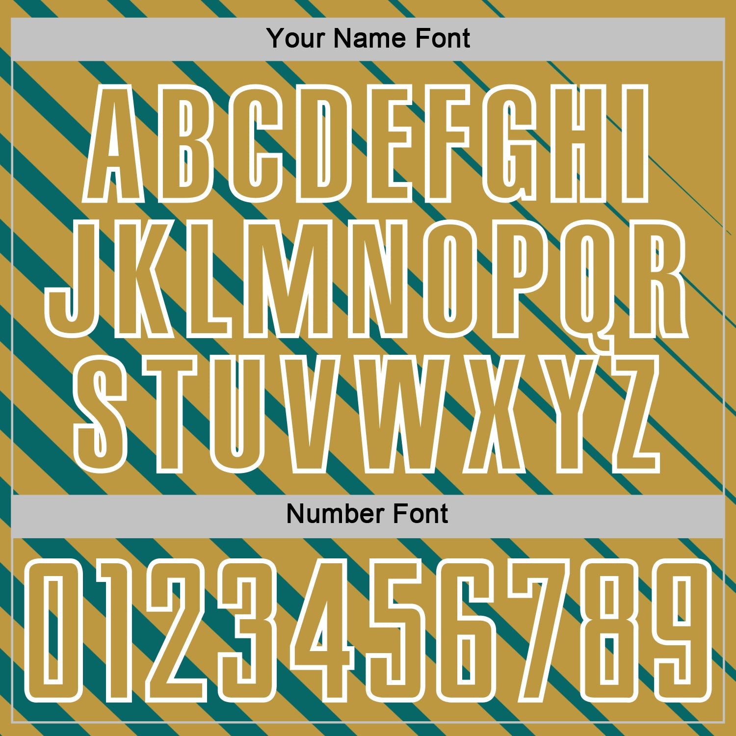 Custom Teal Old Gold-White Lines Sublimation Soccer Uniform Jersey