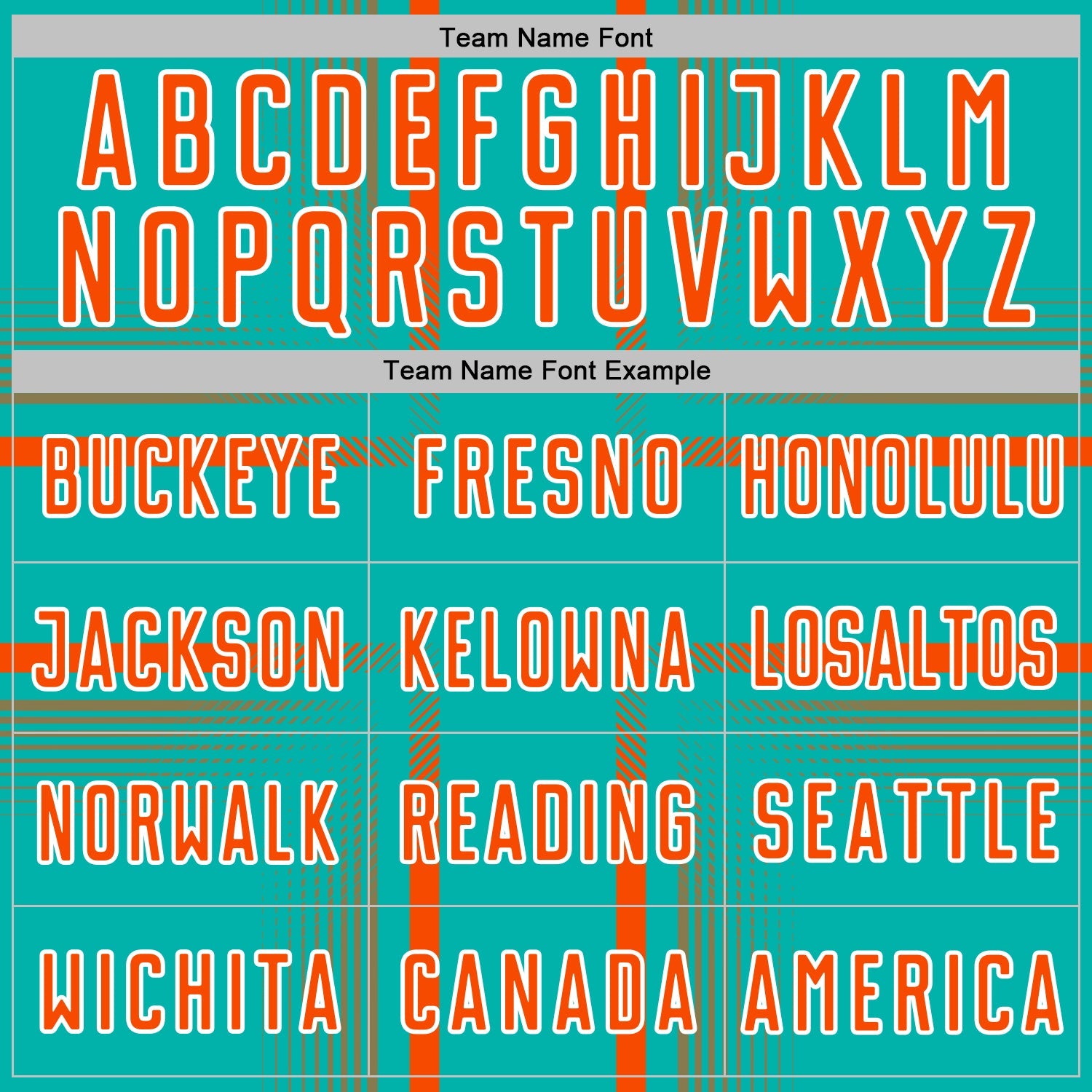 Custom Aqua Orange-White Lines Sublimation Soccer Uniform Jersey