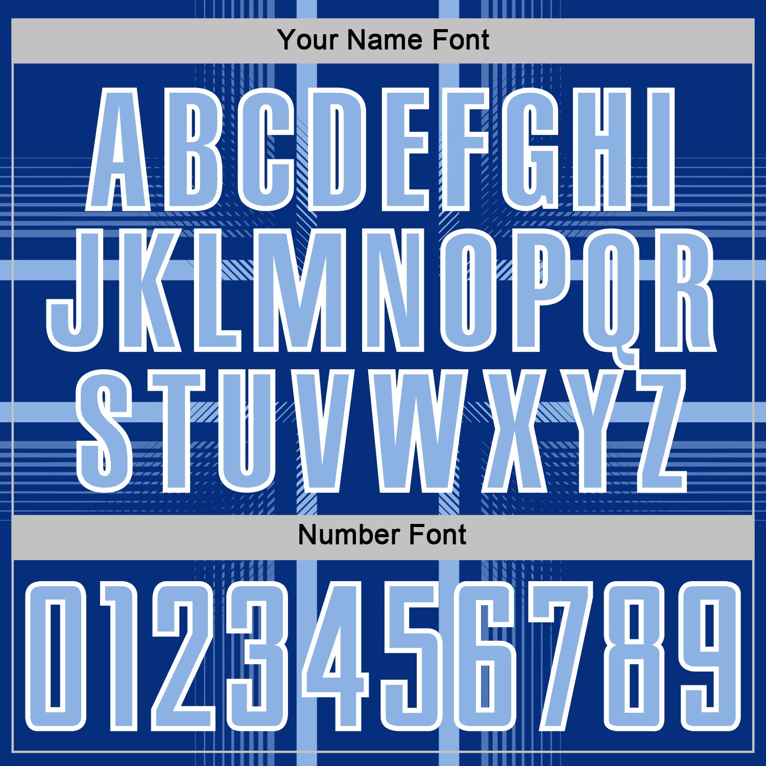 Custom Royal Light Blue-White Lines Sublimation Soccer Uniform Jersey