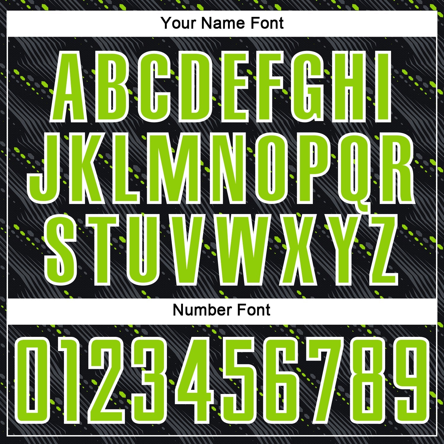 Custom Black Neon Green-White Slant Lines Sports Sublimation Soccer Uniform Jersey