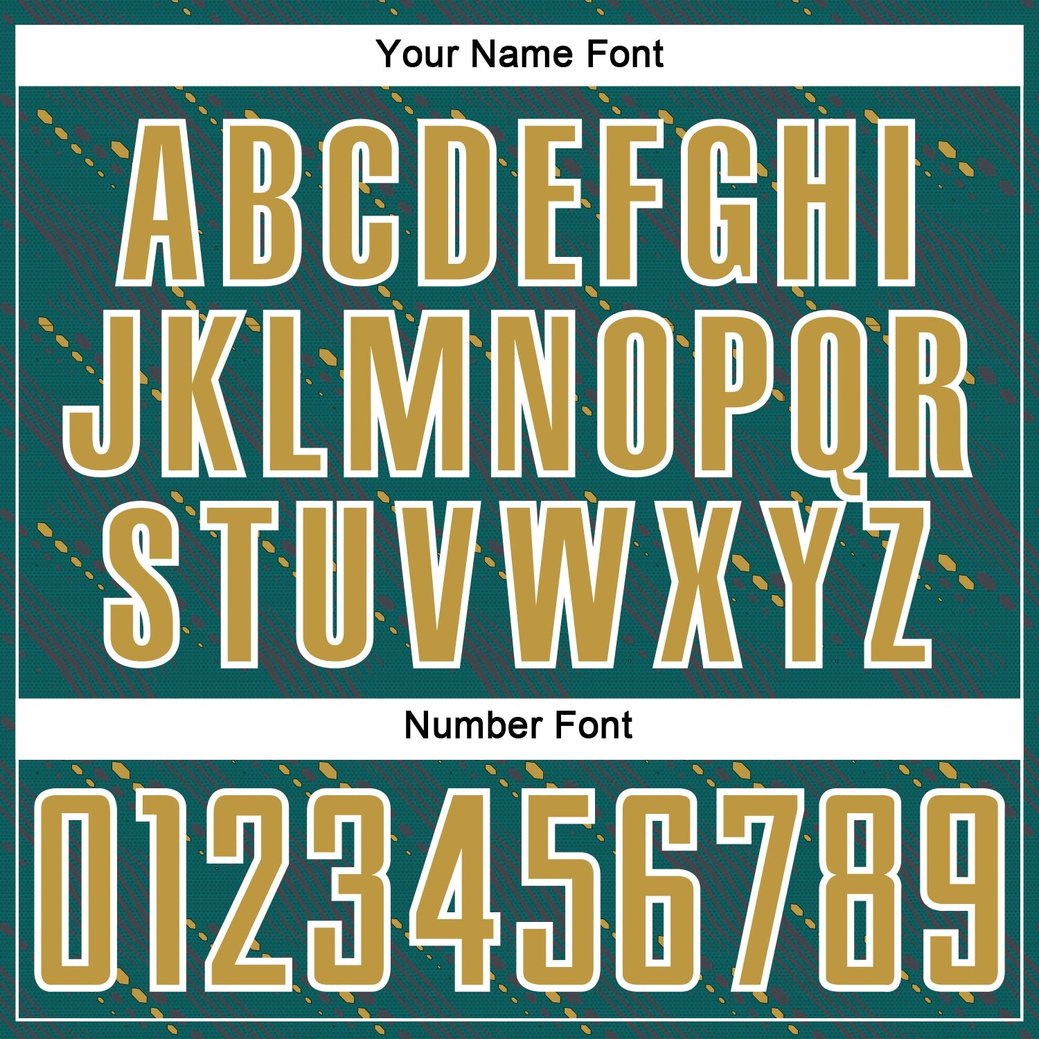 Custom Teal Old Gold-White Slant Lines Sports Sublimation Soccer Uniform Jersey