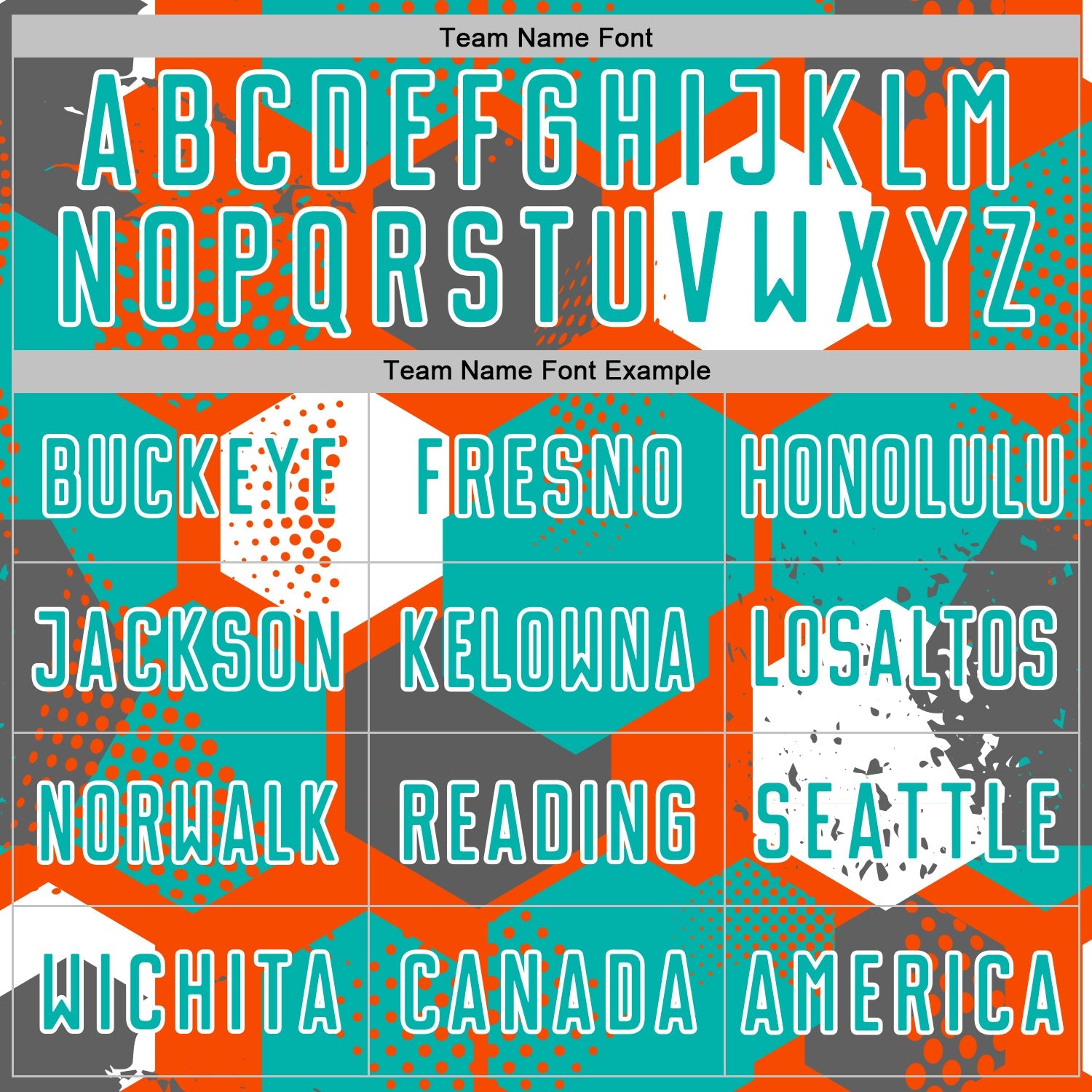 Custom Orange Aqua-White Geometric Shape Sublimation Soccer Uniform Jersey