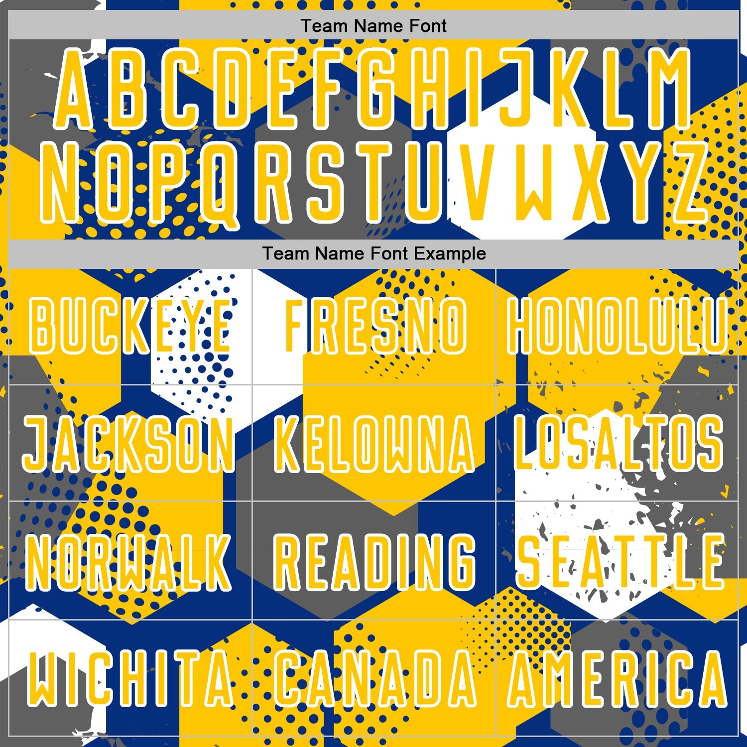 Custom Royal Yellow-White Geometric Shape Sublimation Soccer Uniform Jersey