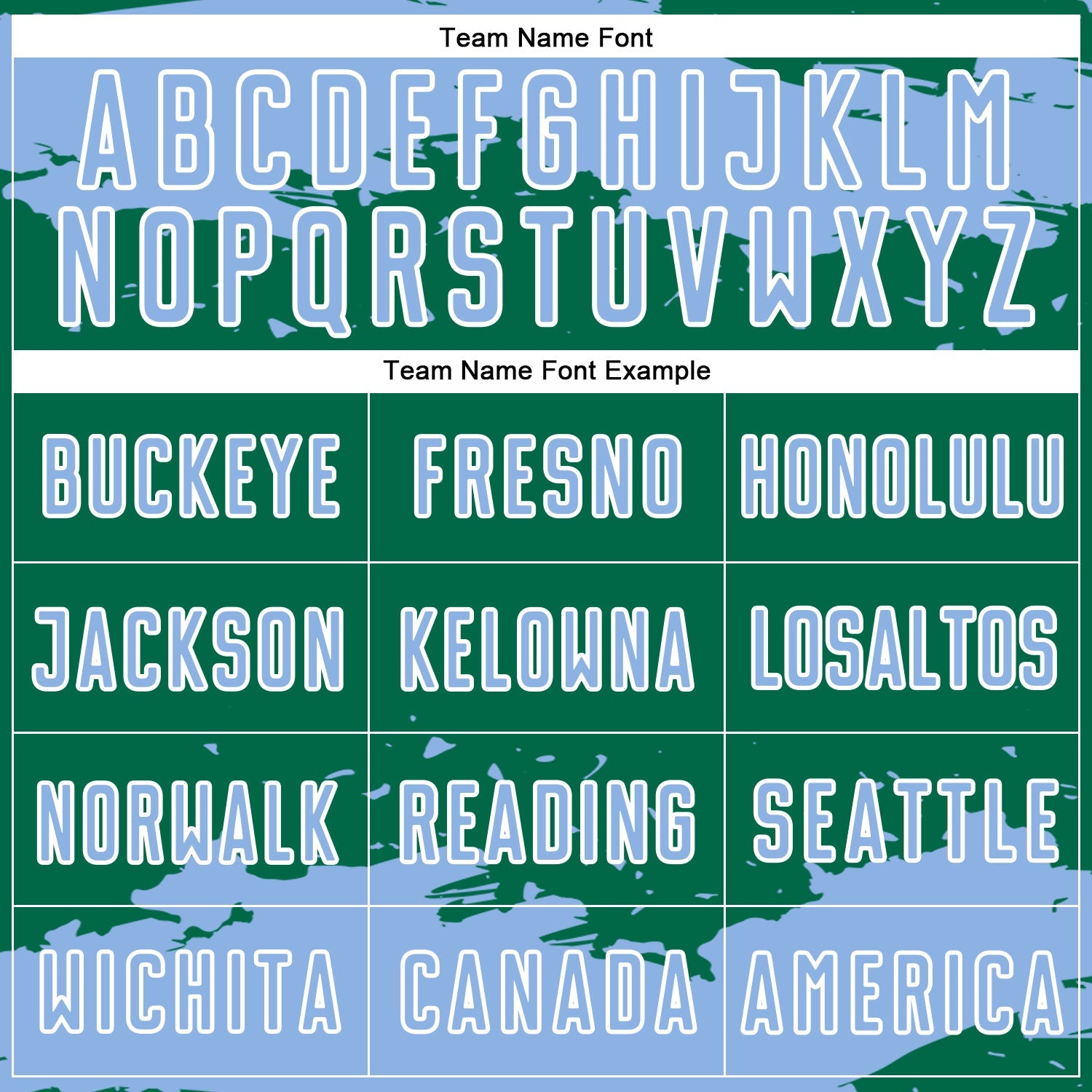 Custom Kelly Green Light Blue-White Abstract Fragment Art Sublimation Soccer Uniform Jersey