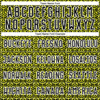 Custom Black Neon Yellow-White Geometric Arrow Sublimation Soccer Uniform Jersey