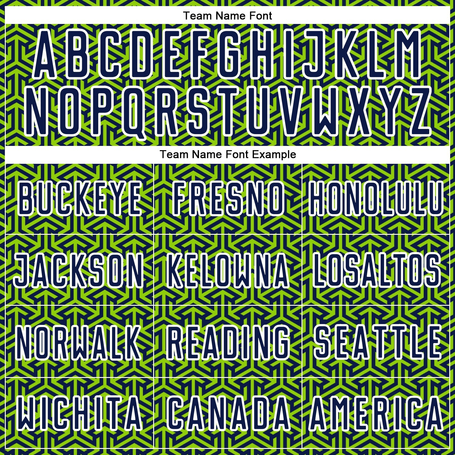 Custom Navy Neon Green-White Geometric Arrow Sublimation Soccer Uniform Jersey