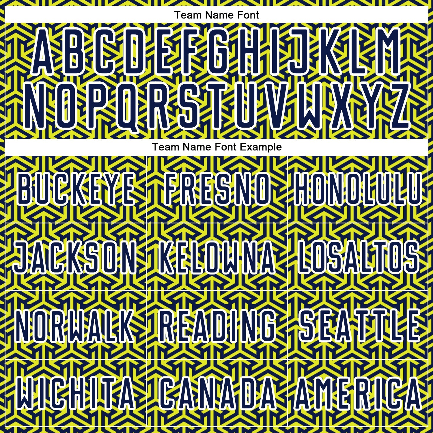 Custom Navy Neon Yellow-White Geometric Arrow Sublimation Soccer Uniform Jersey