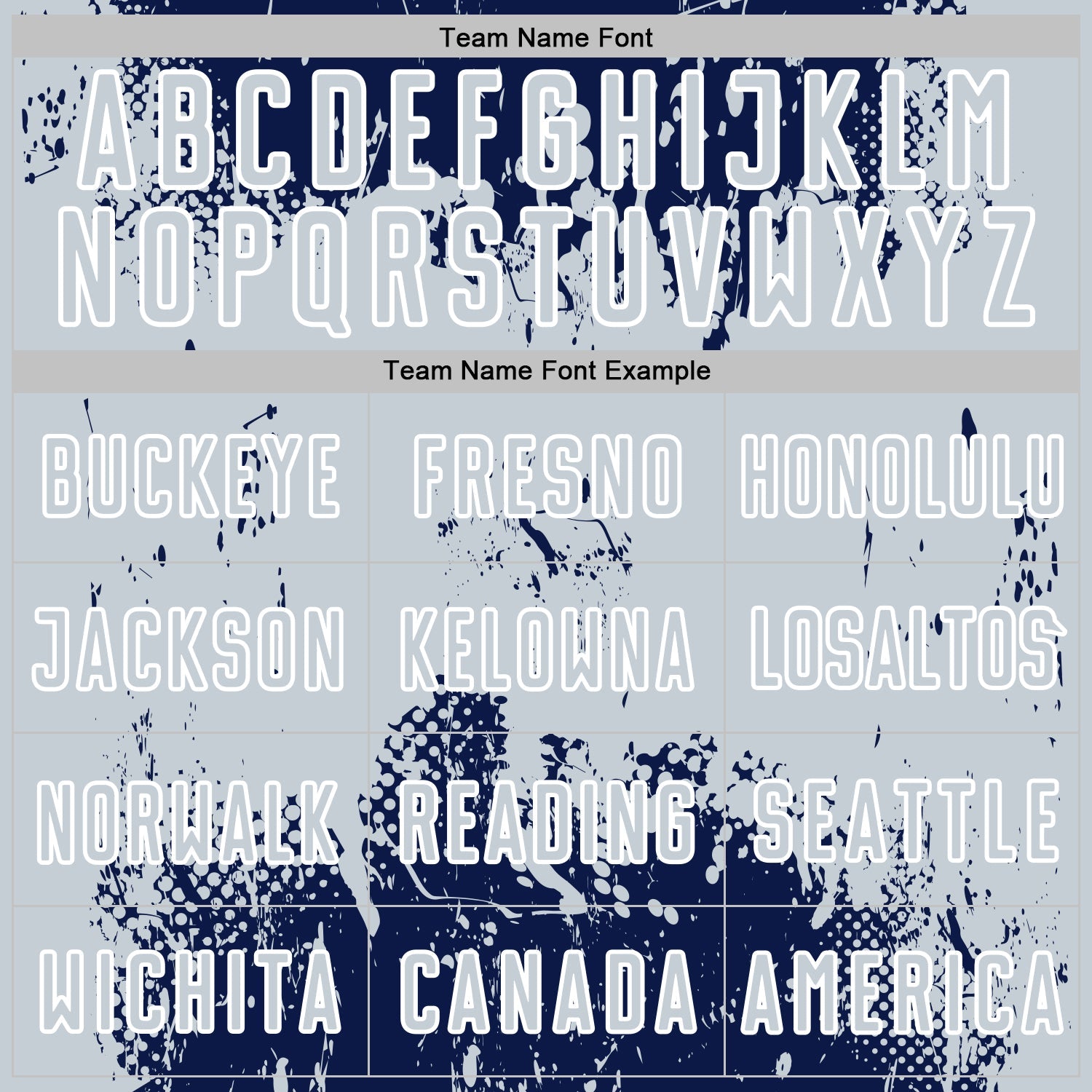 Custom Navy Silver-White Abstract Splatter Grunge Art Sports Sublimation Soccer Uniform Jersey