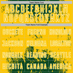 Custom Green Yellow-White Abstract Splatter Grunge Art Sports Sublimation Soccer Uniform Jersey