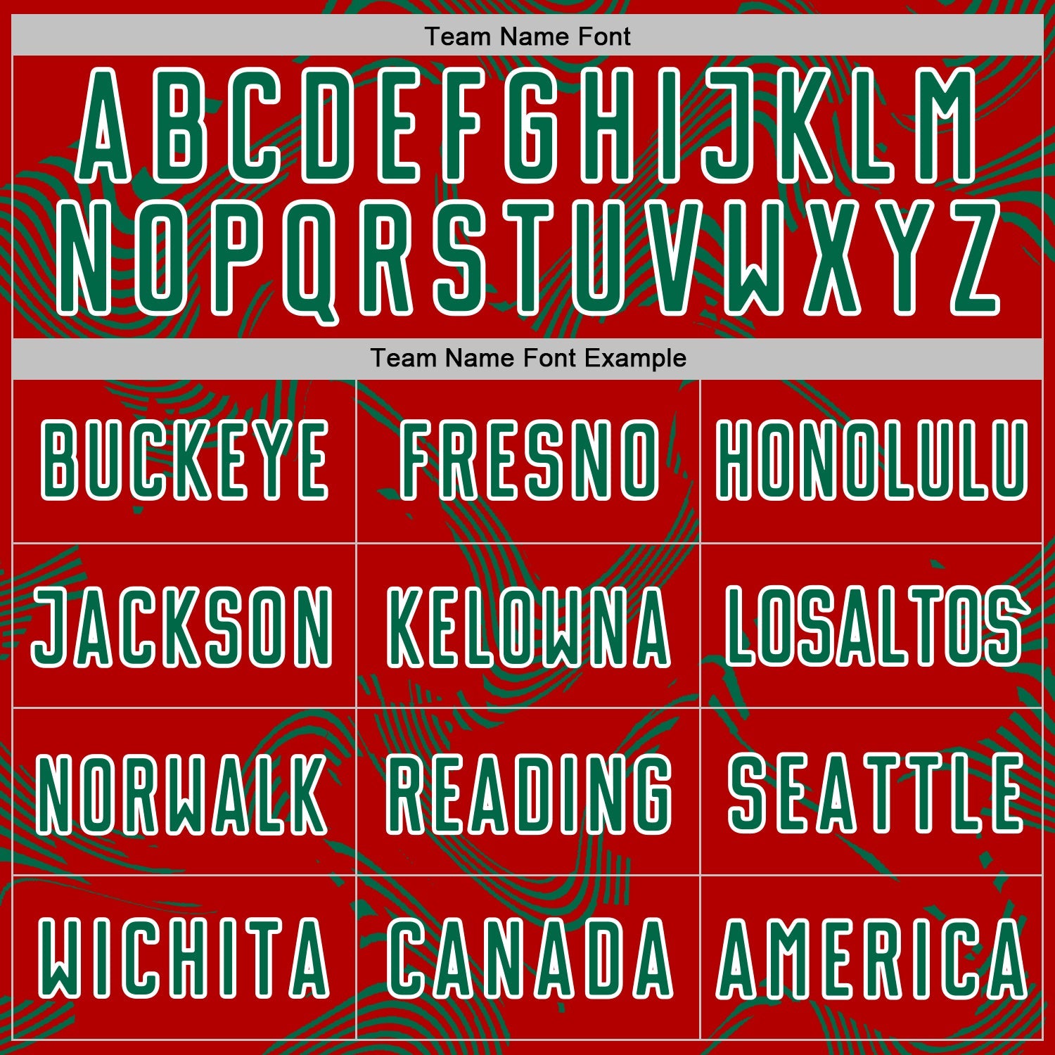 Custom Red Kelly Green-White Curve Lines Sports Sublimation Soccer Uniform Jersey