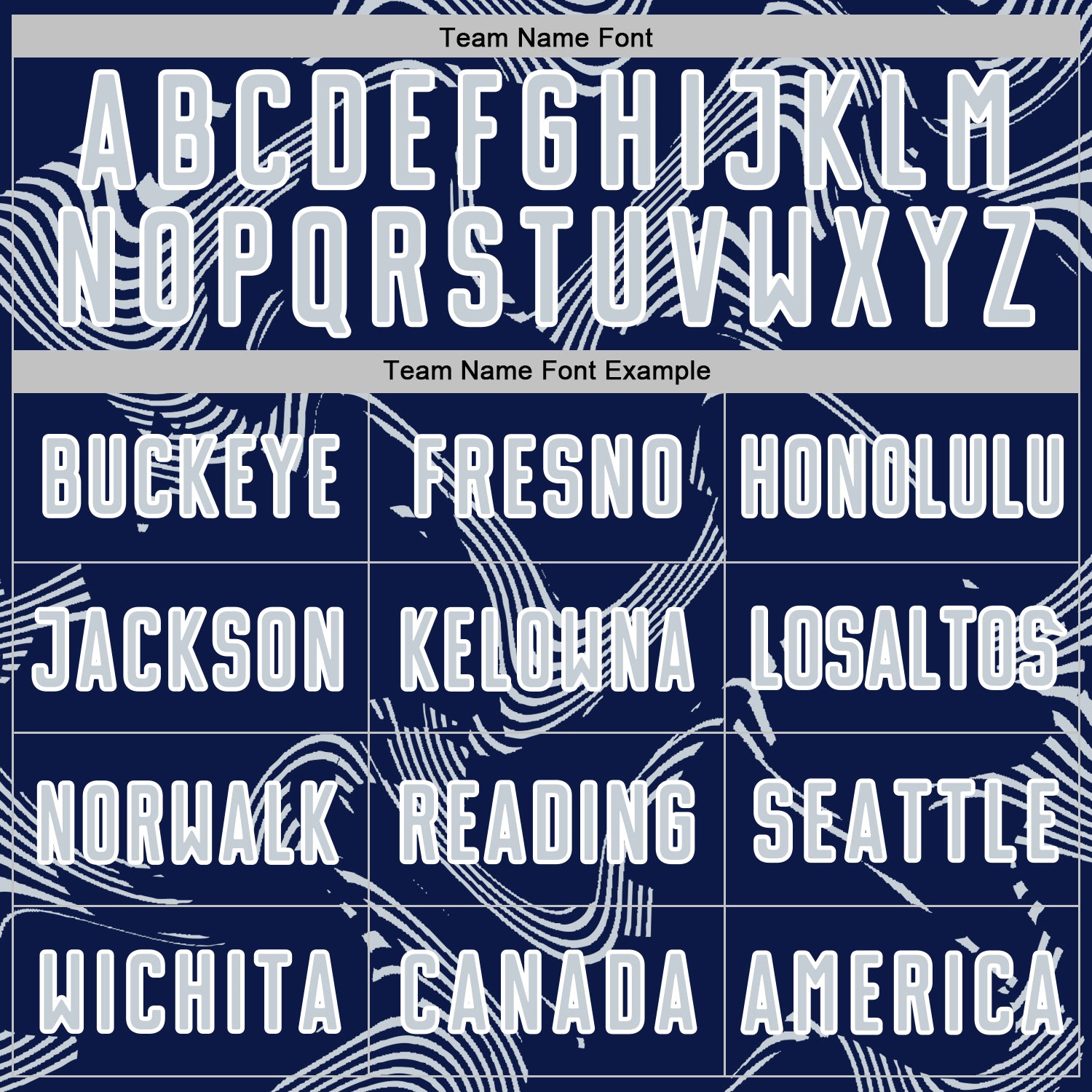 Custom Navy Silver-White Curve Lines Sports Sublimation Soccer Uniform Jersey