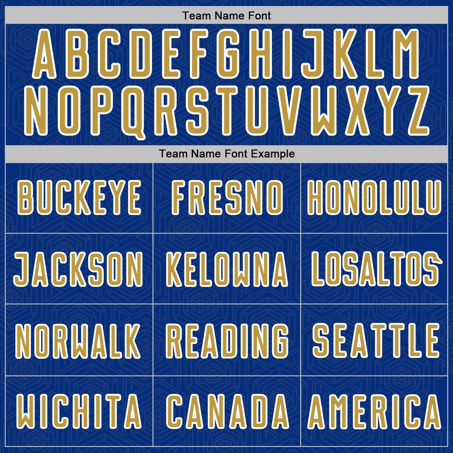 Custom Royal Old Gold-White Geometric Shape Sports Sublimation Soccer Uniform Jersey