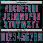 Custom Black Teal-Pink Lightning Sports Sublimation Soccer Uniform Jersey