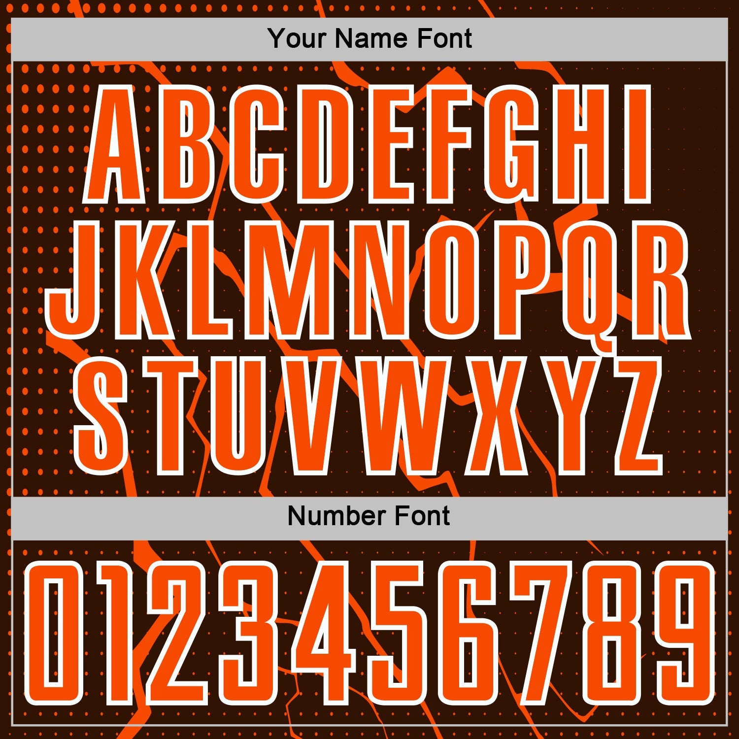 Custom Brown Orange-White Lightning Sports Sublimation Soccer Uniform Jersey