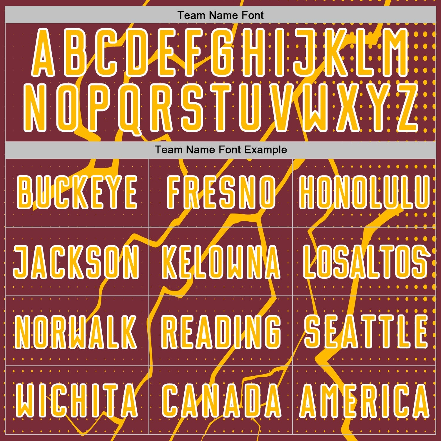 Custom Burgundy Gold-White Lightning Sports Sublimation Soccer Uniform Jersey