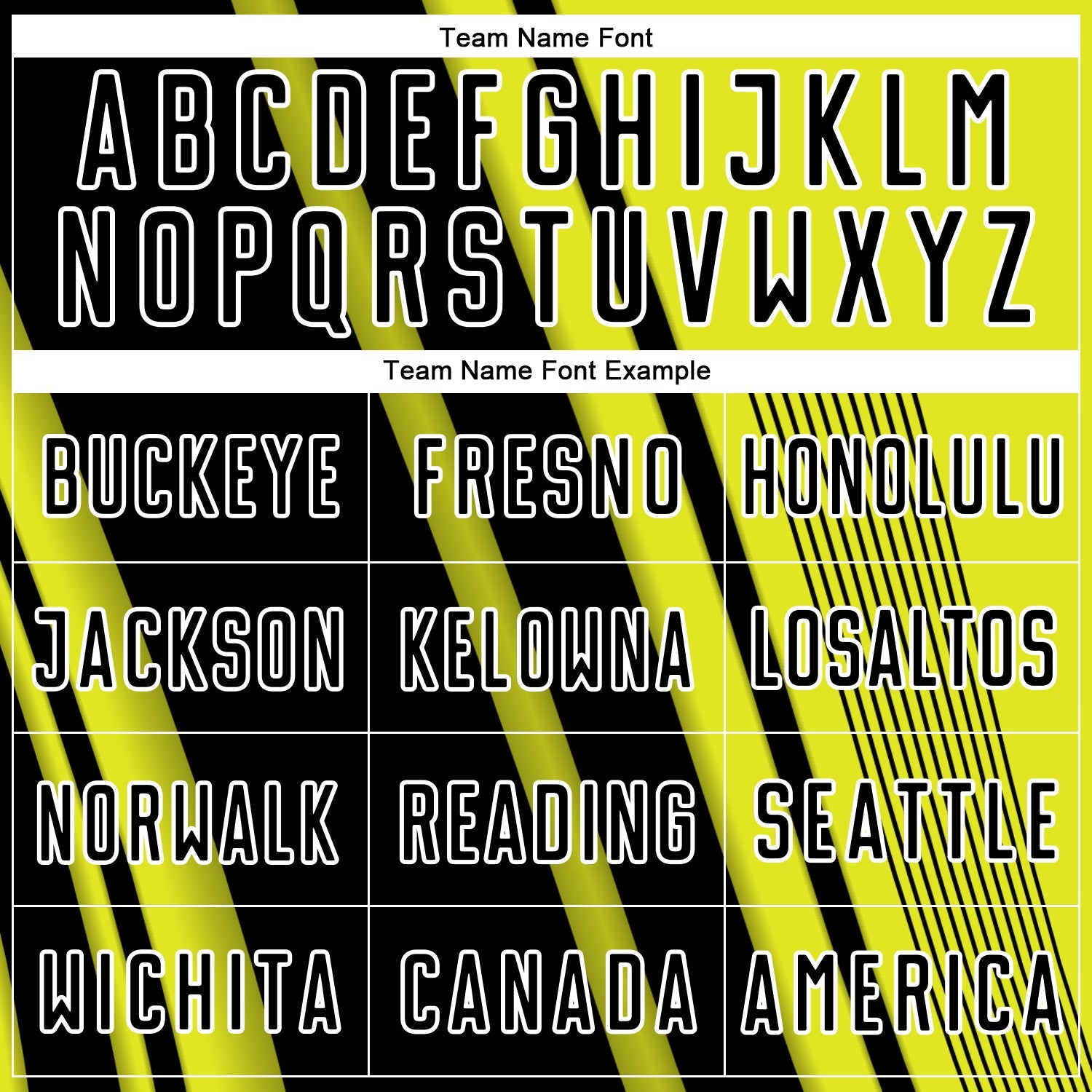 Custom Neon Yellow Black-White Lines Sports Sublimation Soccer Uniform Jersey