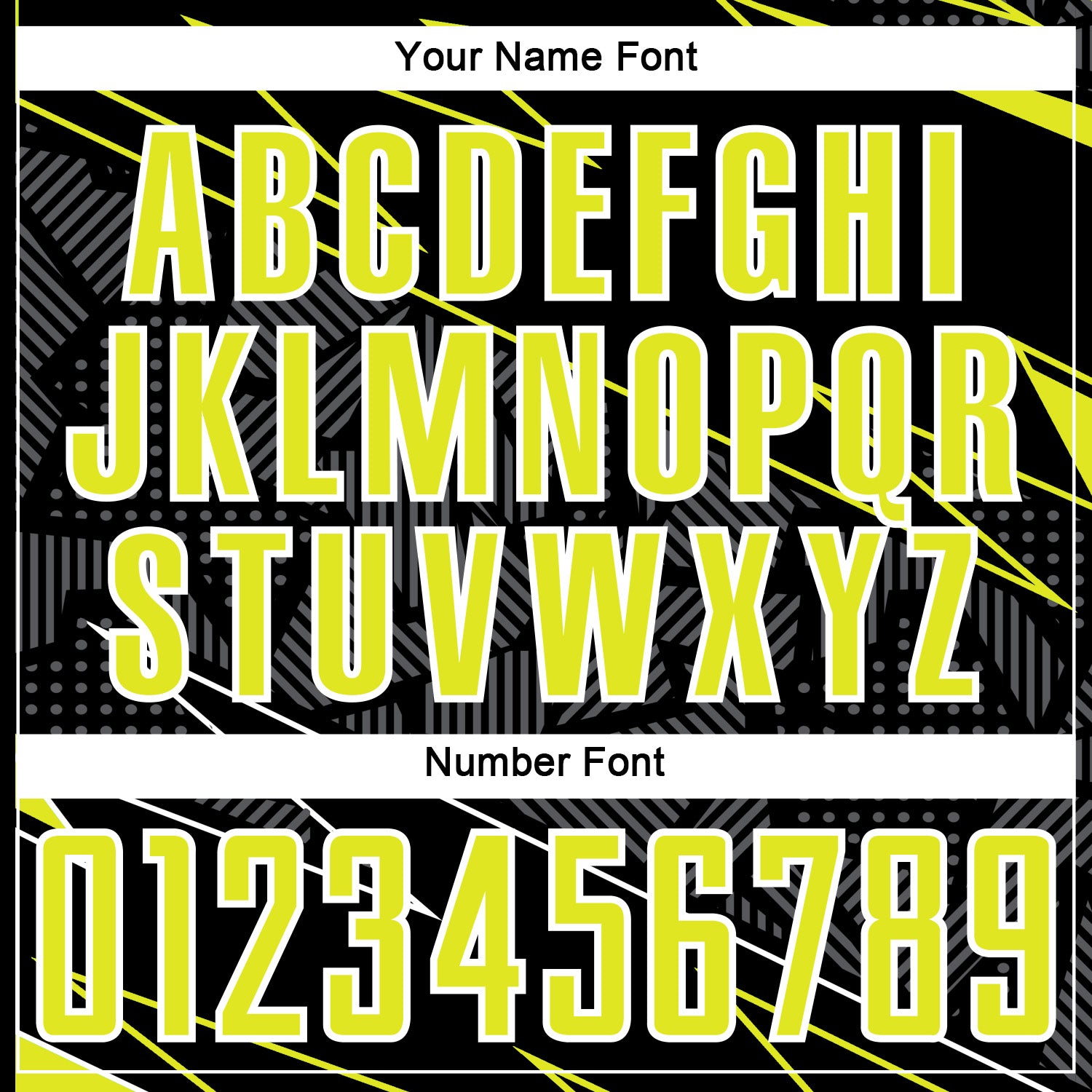 Custom Black Neon Yellow-White Lines Sports Sublimation Soccer Uniform Jersey