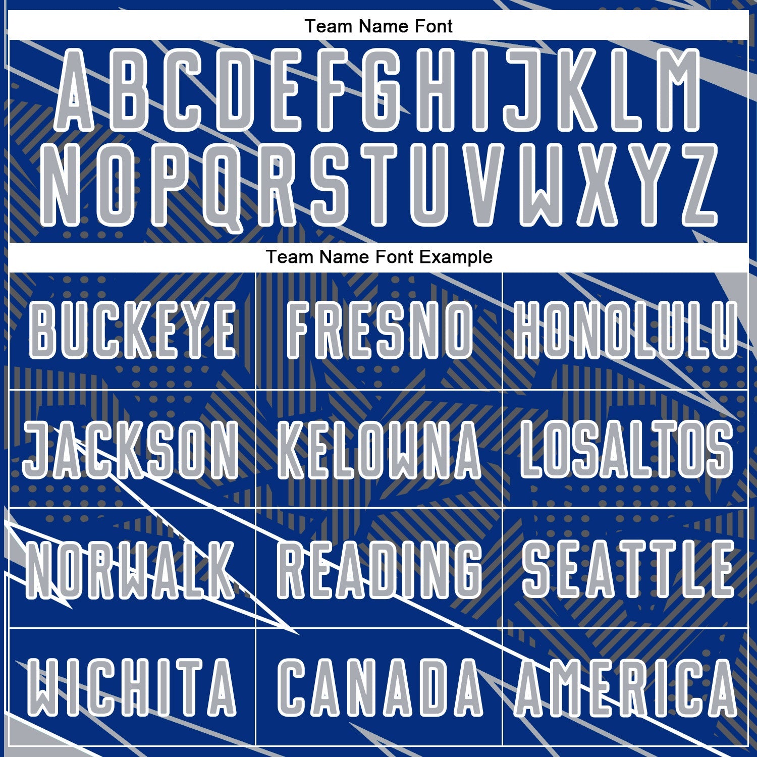 Custom Royal Gray-White Lines Sports Sublimation Soccer Uniform Jersey