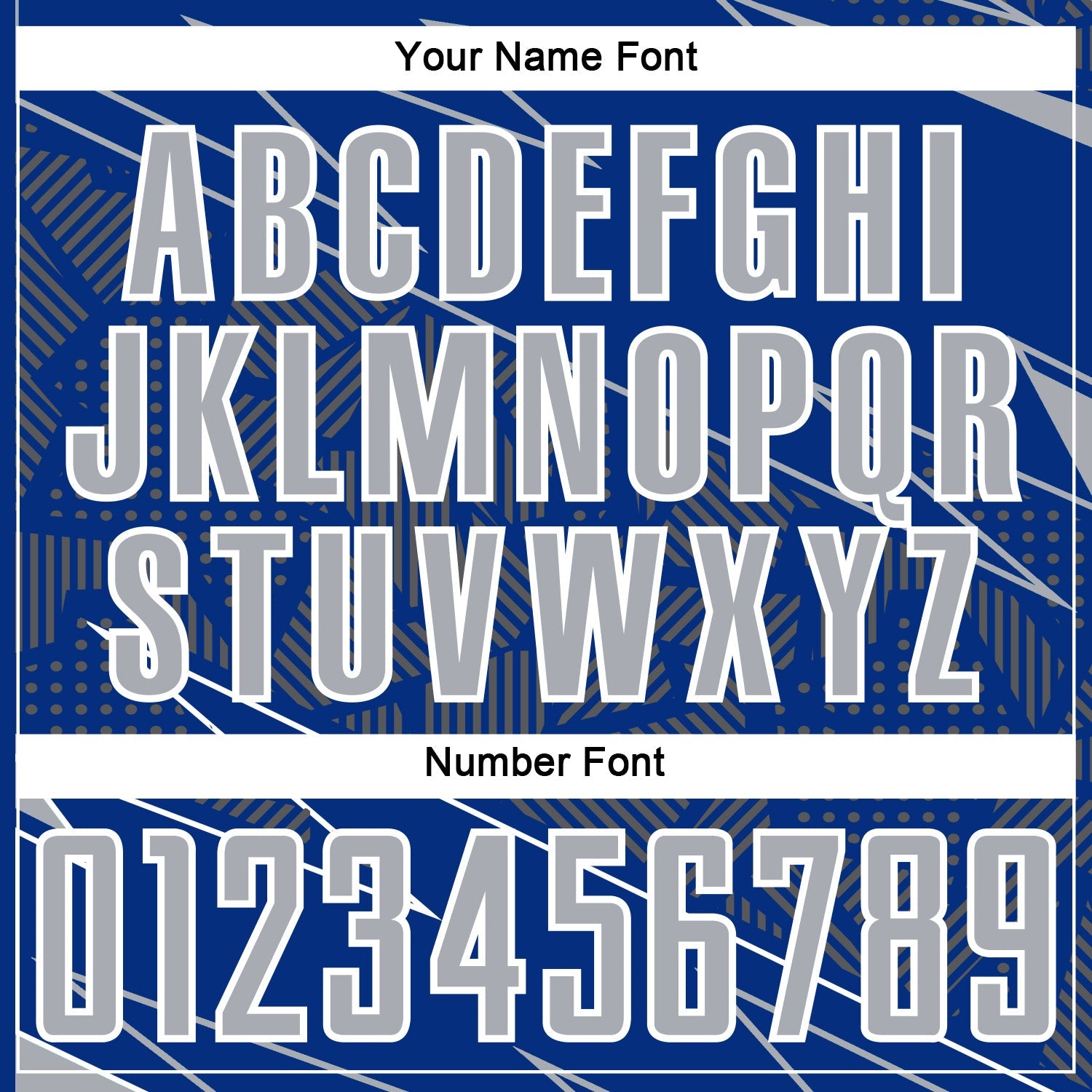 Custom Royal Gray-White Lines Sports Sublimation Soccer Uniform Jersey