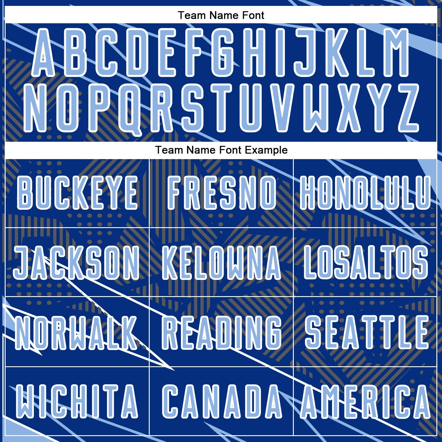 Custom Royal Light Blue-White Lines Sports Sublimation Soccer Uniform Jersey