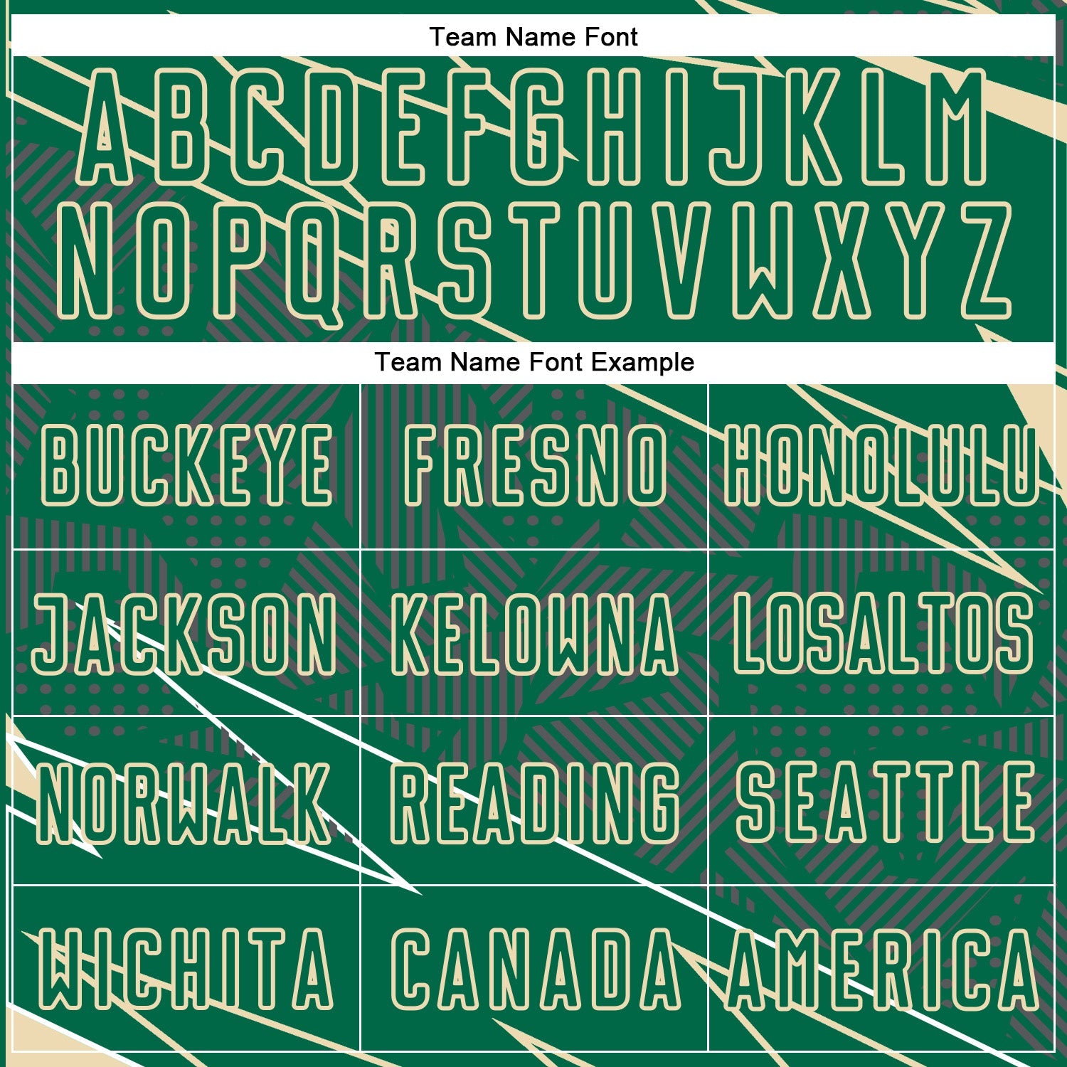 Custom Kelly Green Cream Lines Sports Sublimation Soccer Uniform Jersey