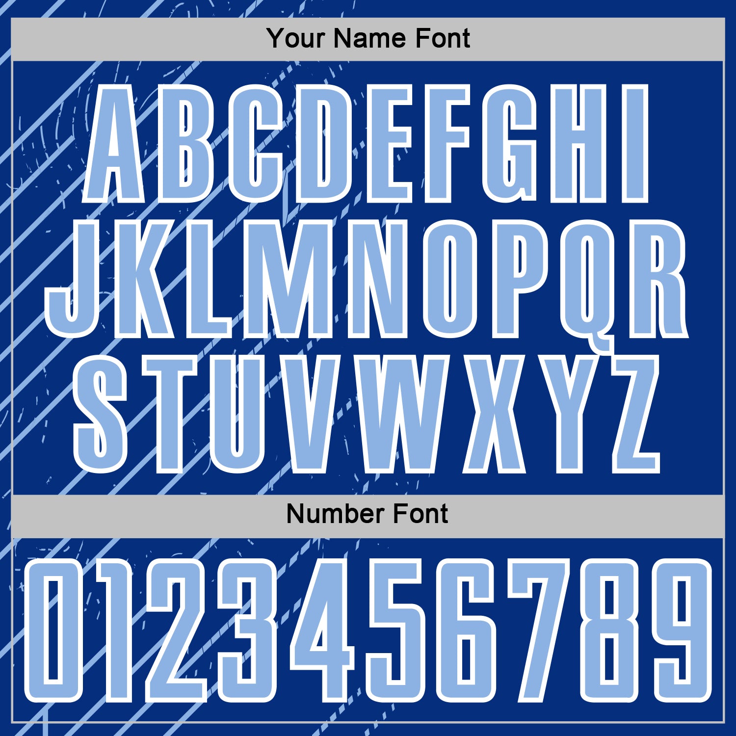 Custom Royal Light Blue-White Lines Sports Sublimation Soccer Uniform Jersey