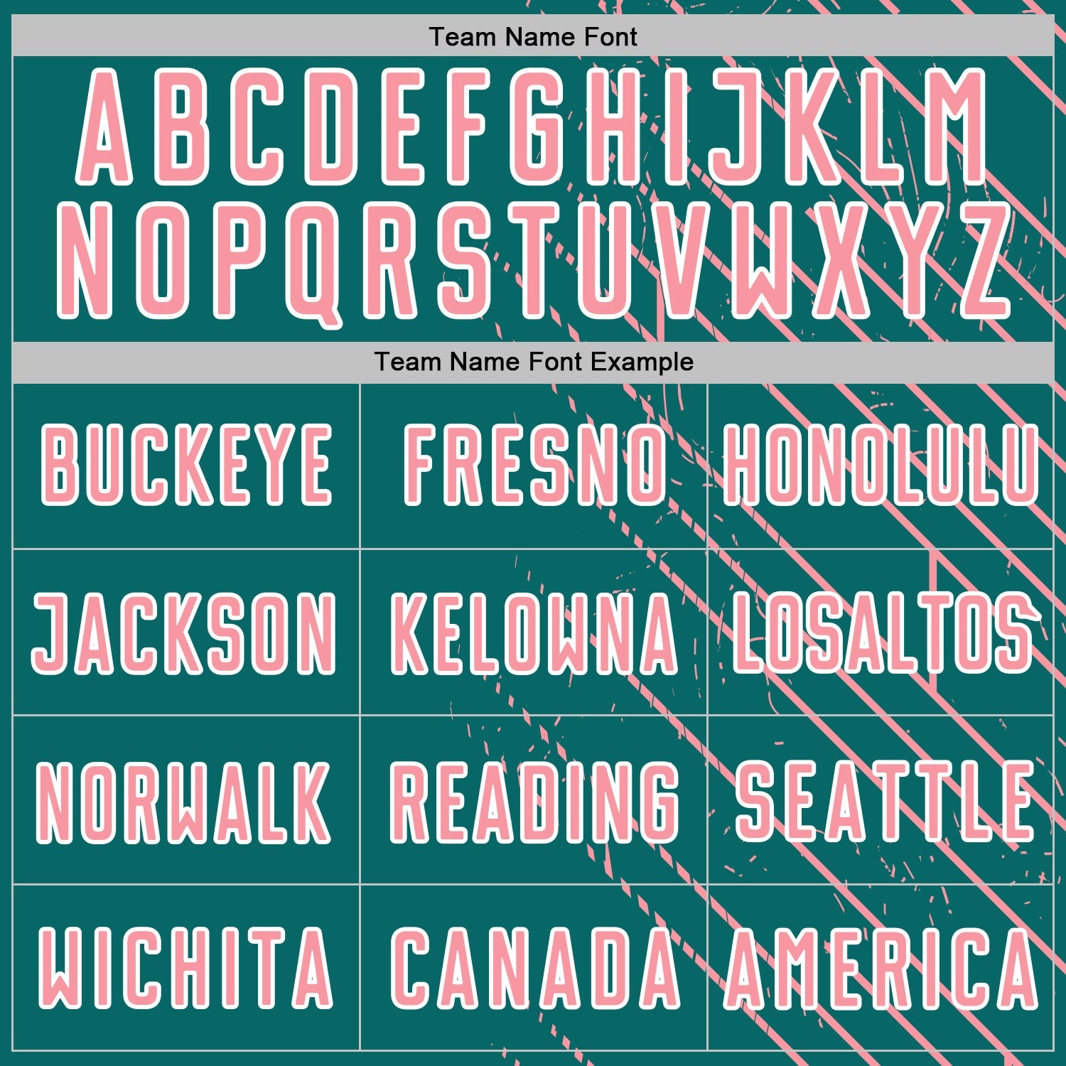 Custom Teal Medium Pink-White Lines Sports Sublimation Soccer Uniform Jersey