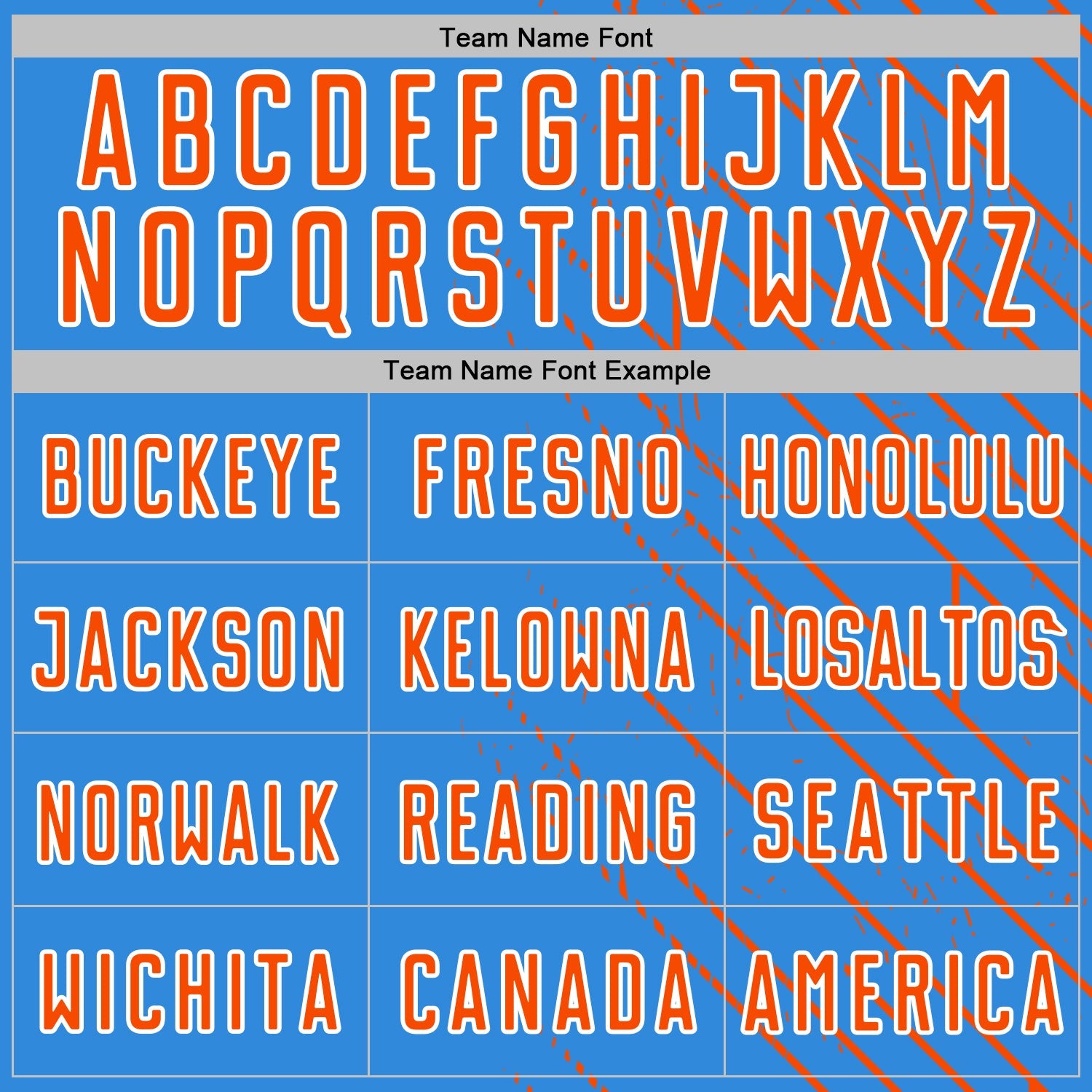 Custom Powder Blue Orange-White Lines Sports Sublimation Soccer Uniform Jersey