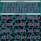 Custom Black Teal-Pink Animal Leopard Print Sports Sublimation Soccer Uniform Jersey