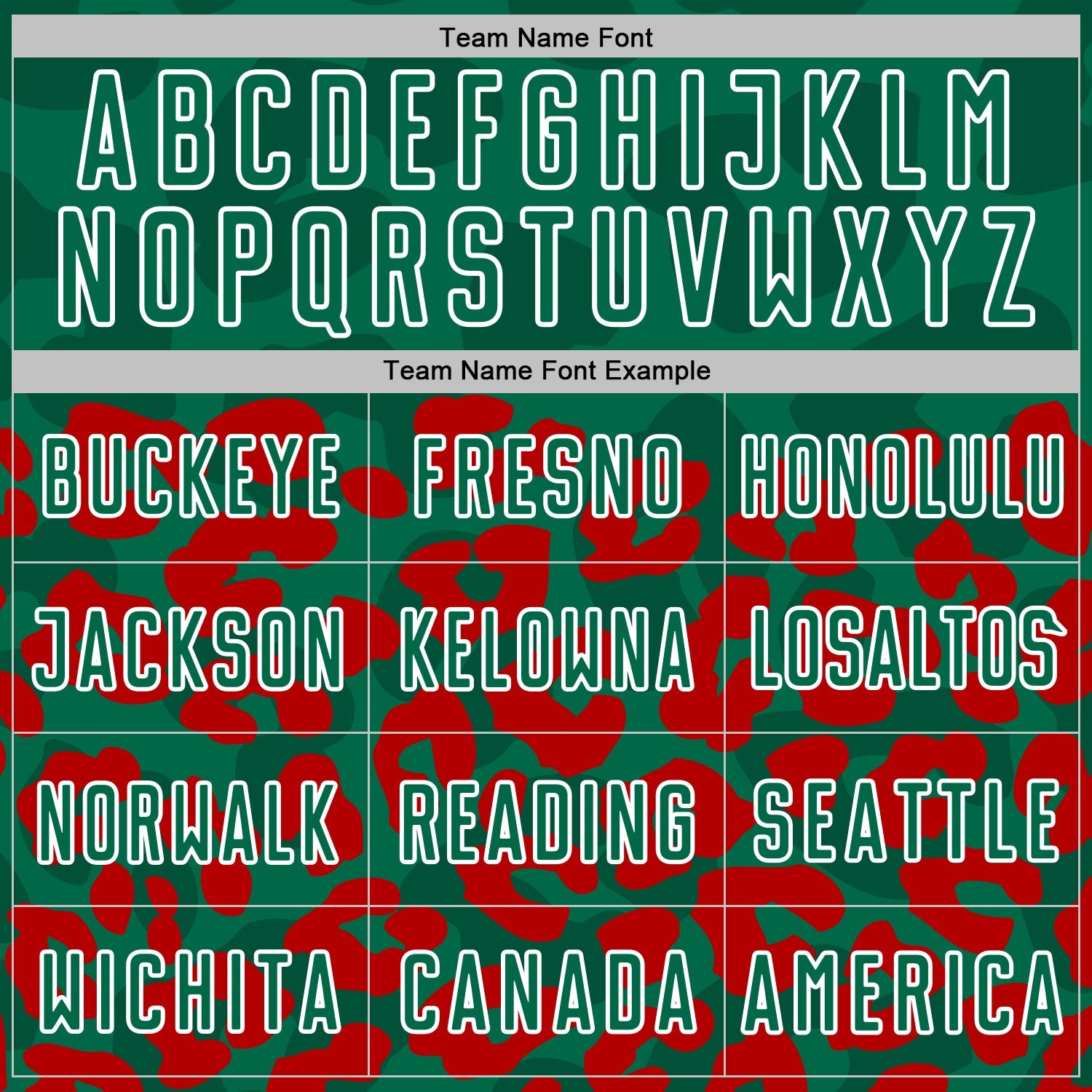 Custom Red Kelly Green-White Animal Leopard Print Sports Sublimation Soccer Uniform Jersey