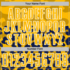 Custom Navy Gold-White Animal Leopard Print Sports Sublimation Soccer Uniform Jersey