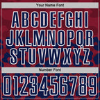 Custom Navy Crimson-White Animal Leopard Print Sports Sublimation Soccer Uniform Jersey