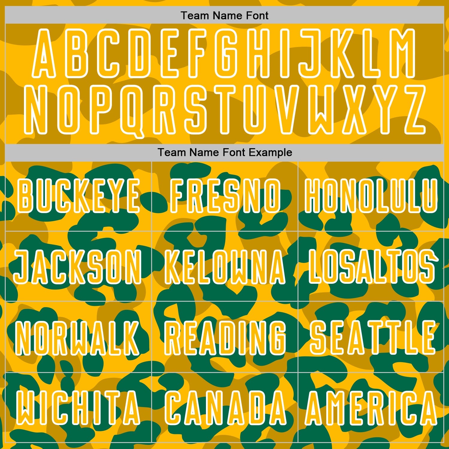 Custom Kelly Green Gold-White Animal Leopard Print Sports Sublimation Soccer Uniform Jersey