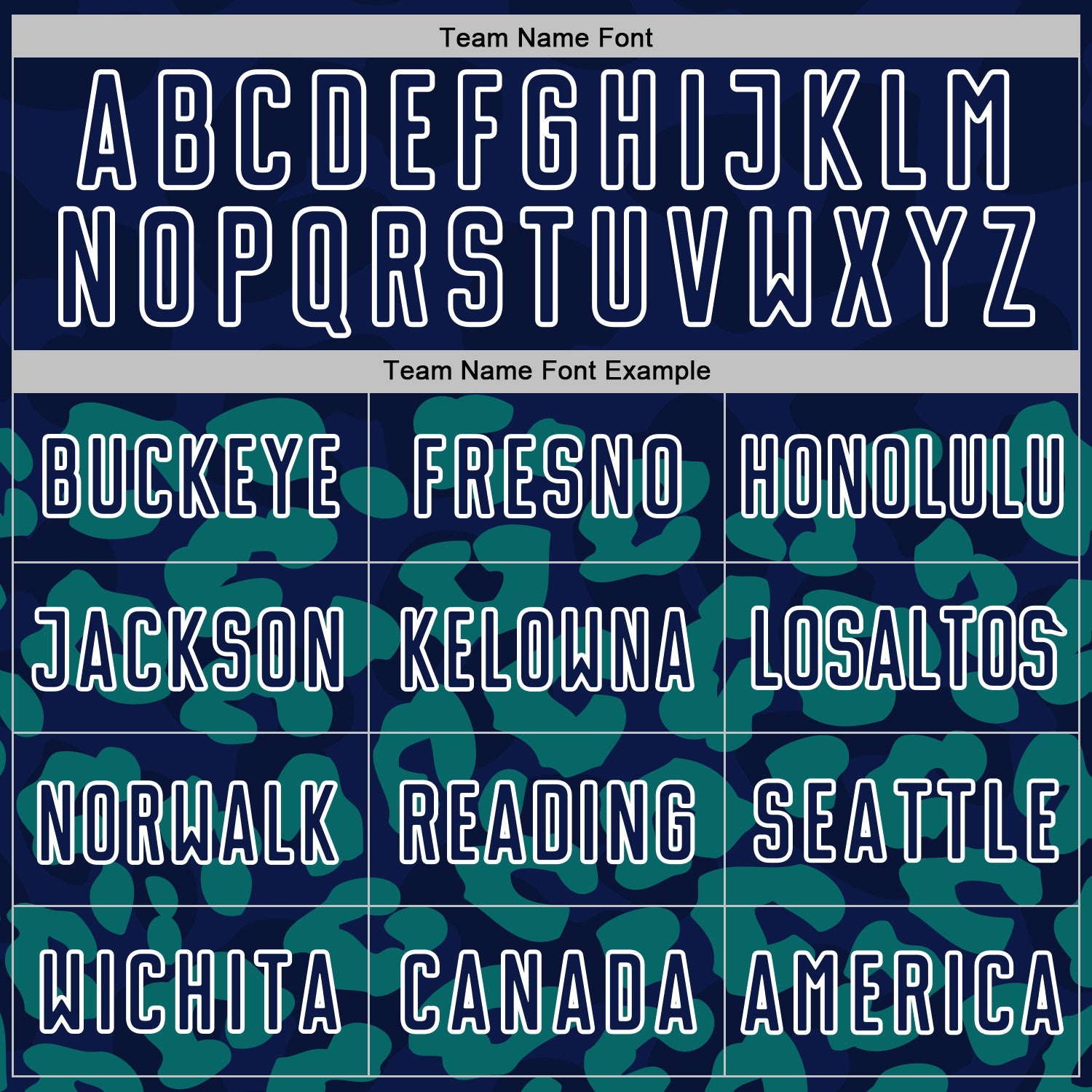 Custom Teal Navy-White Animal Leopard Print Sports Sublimation Soccer Uniform Jersey