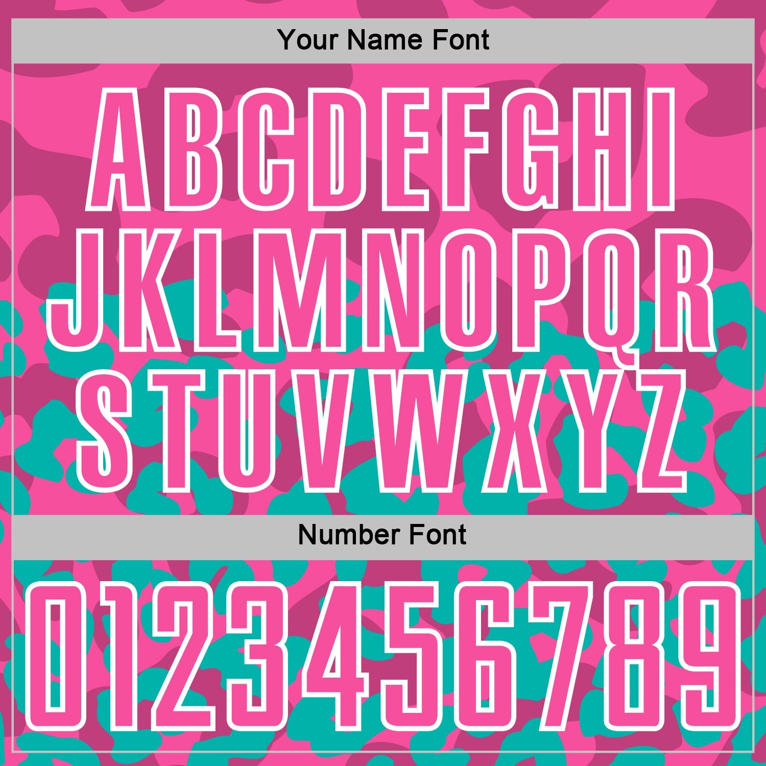 Custom Aqua Pink-White Animal Leopard Print Sports Sublimation Soccer Uniform Jersey