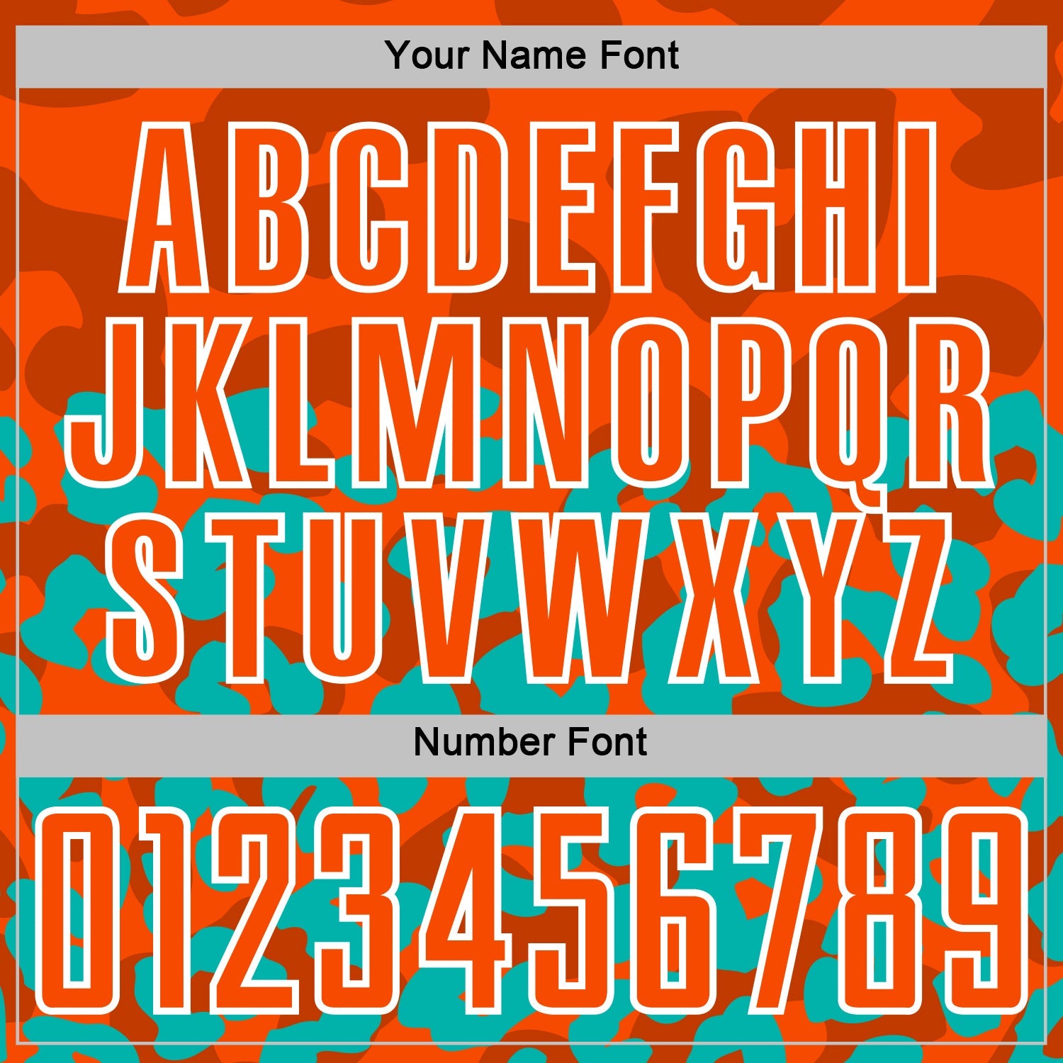 Custom Aqua Orange-White Animal Leopard Print Sports Sublimation Soccer Uniform Jersey