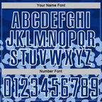 Custom Light Blue Royal-White Animal Leopard Print Sports Sublimation Soccer Uniform Jersey