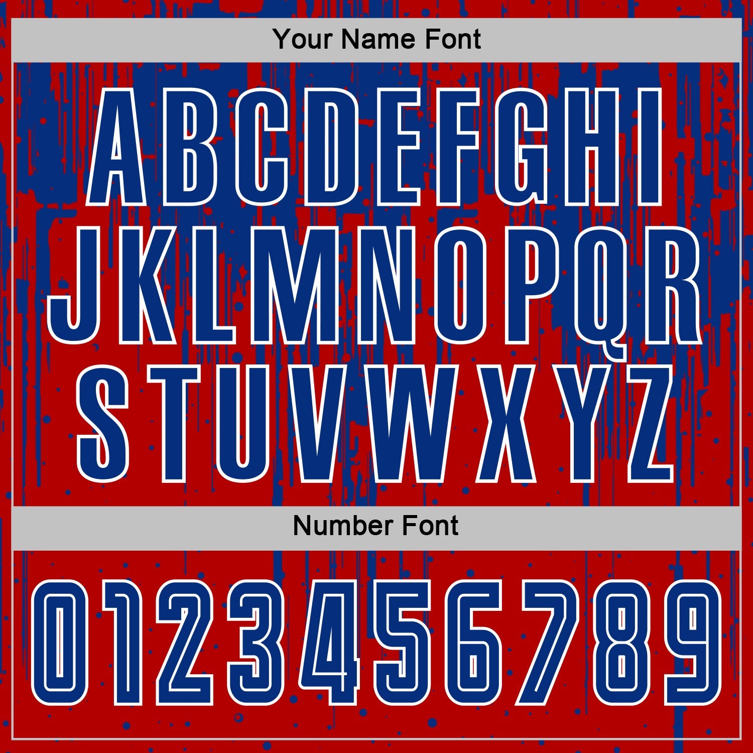 Custom Red Royal-White Dripping Splatte Pattern Sports Sublimation Soccer Uniform Jersey