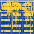 Custom Thunder Blue Yellow-White Dripping Splatte Pattern Sports Sublimation Soccer Uniform Jersey