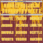 Custom Burgundy Gold-White Dripping Splatte Pattern Sports Sublimation Soccer Uniform Jersey