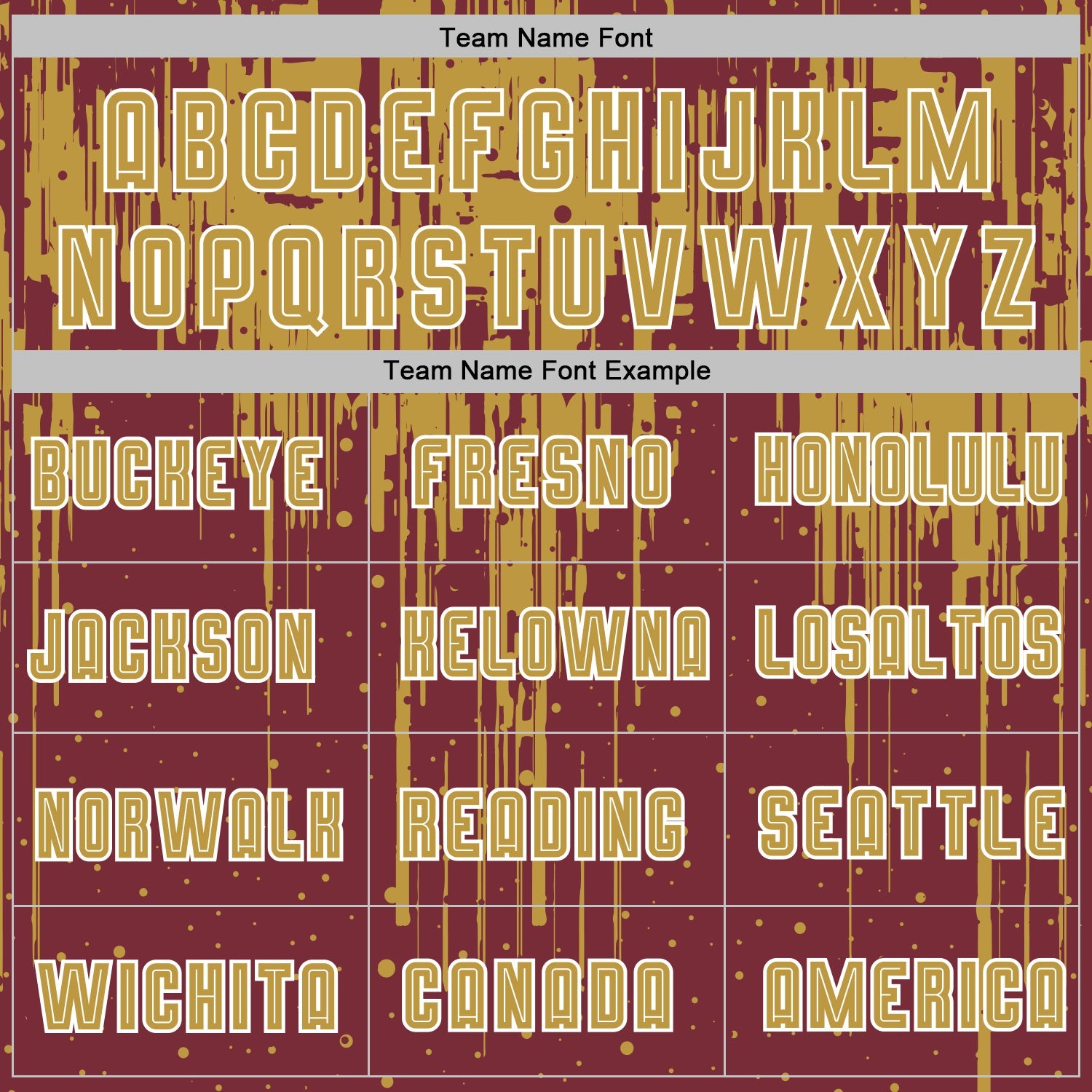 Custom Burgundy Old Gold-White Dripping Splatte Pattern Sports Sublimation Soccer Uniform Jersey