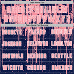 Custom Navy Medium Pink-White Dripping Splatte Pattern Sports Sublimation Soccer Uniform Jersey