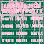 Custom Kelly Green Light Pink-White Dripping Splatte Pattern Sports Sublimation Soccer Uniform Jersey