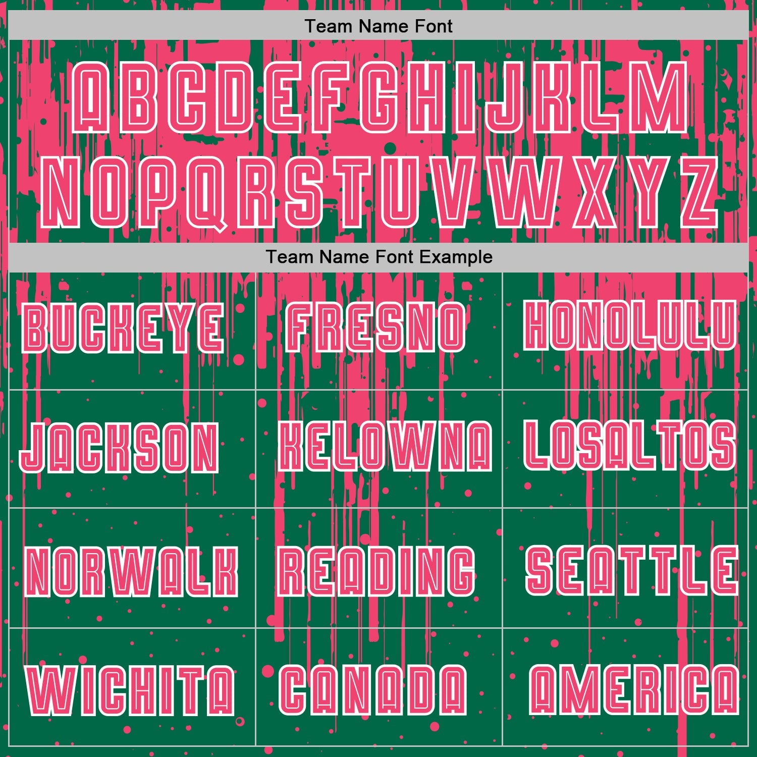 Custom Kelly Green Neon Pink-White Dripping Splatte Pattern Sports Sublimation Soccer Uniform Jersey