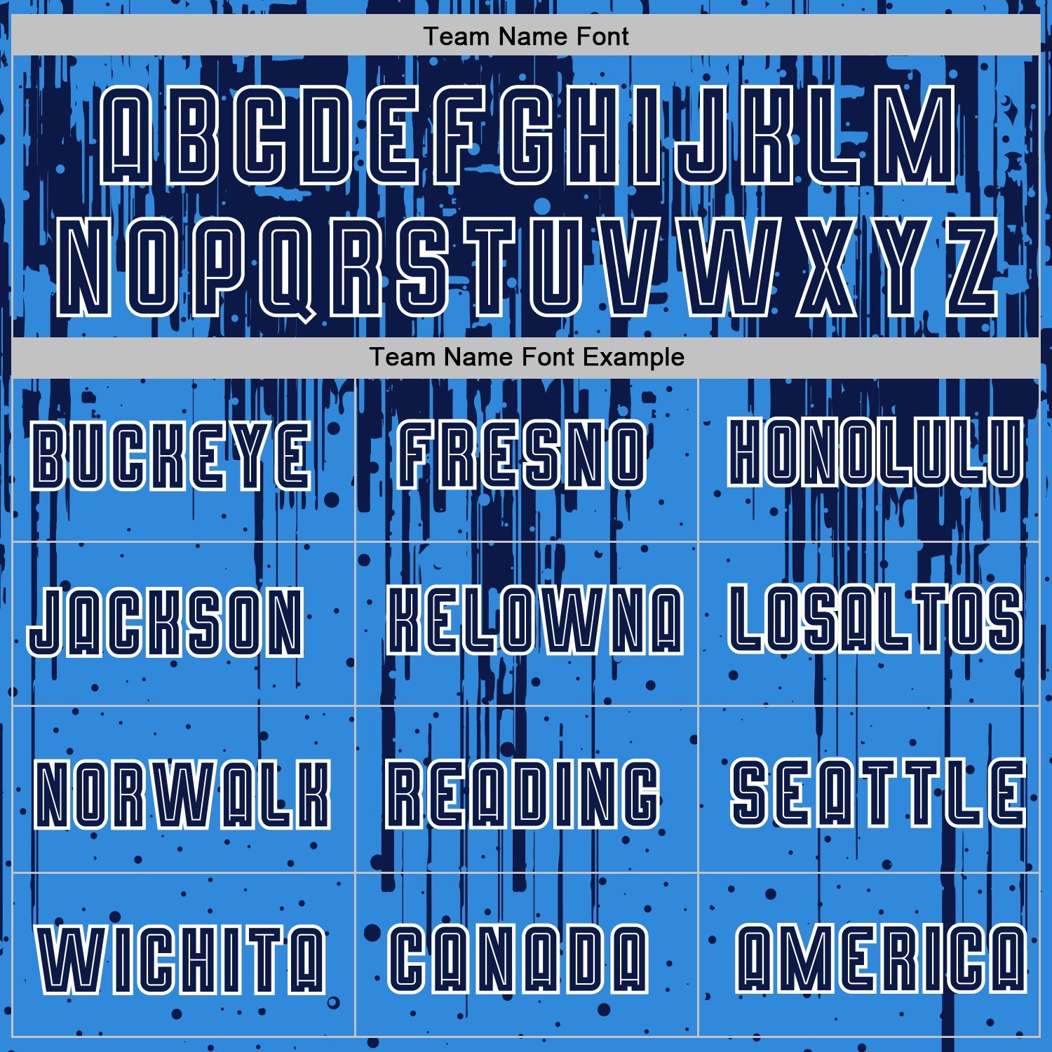 Custom Powder Blue Navy-White Dripping Splatte Pattern Sports Sublimation Soccer Uniform Jersey