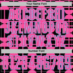 Custom Black Pink-Light Blue Geometric Shapes Sports Sublimation Soccer Uniform Jersey