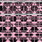 Custom Black Light Pink Geometric Shapes Sports Sublimation Soccer Uniform Jersey