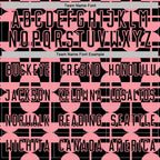 Custom Black Medium Pink Geometric Shapes Sports Sublimation Soccer Uniform Jersey