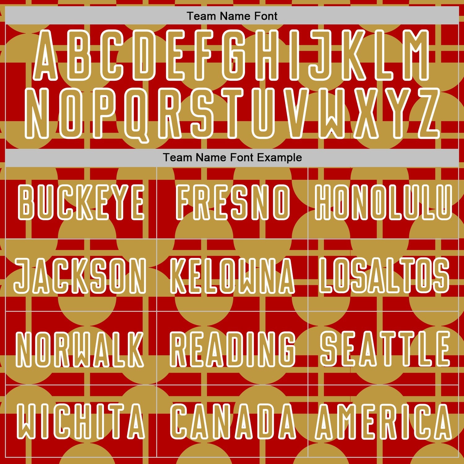 Custom Red Old Gold-White Geometric Shapes Sports Sublimation Soccer Uniform Jersey